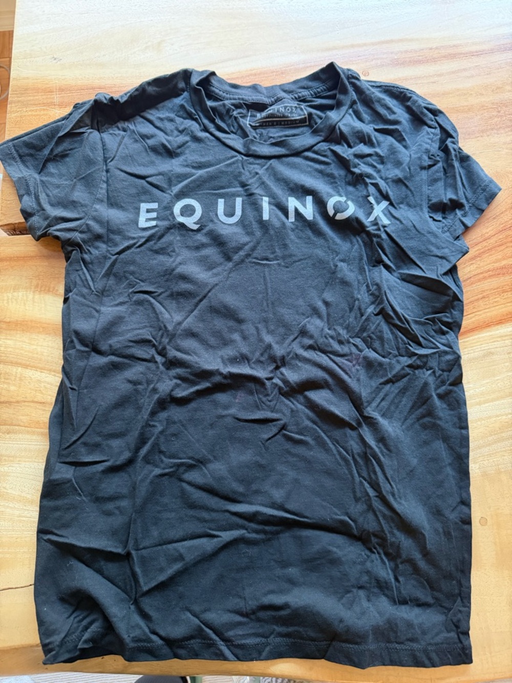 Equinox Women's Black Logo Tee